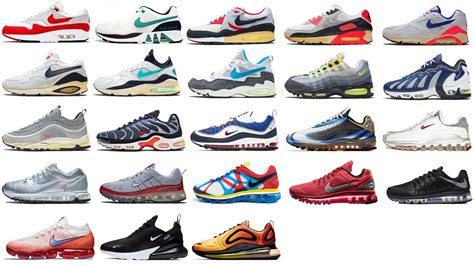 types of nike air max.